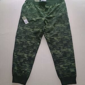 Goodfellow & Co Men's Lounge Sleep Jogger Pajama Pants Green Pattern XL NWT